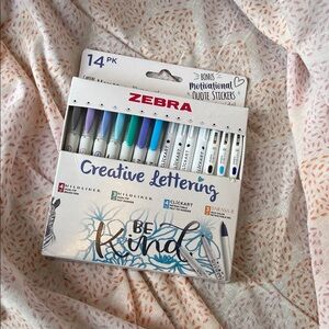 Zebra Creative Lettering Pen Set - Multicolor